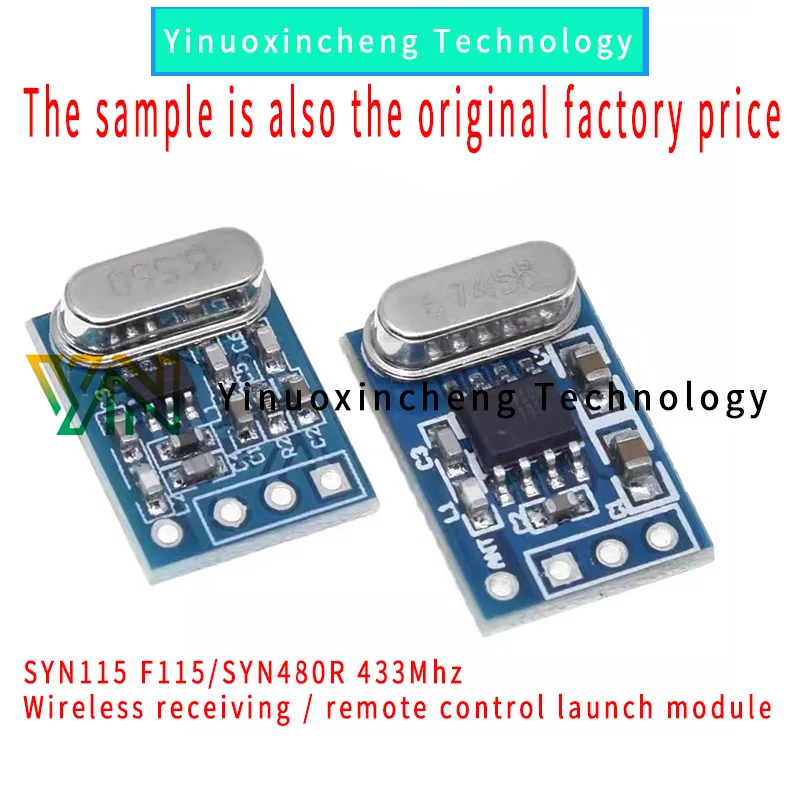 5PCS/LOT Wireless Receiver\ / Remote Control Transmitter Module ASK\ / OOK SYN115 F115\ / SYN480R 433Mhz circuit