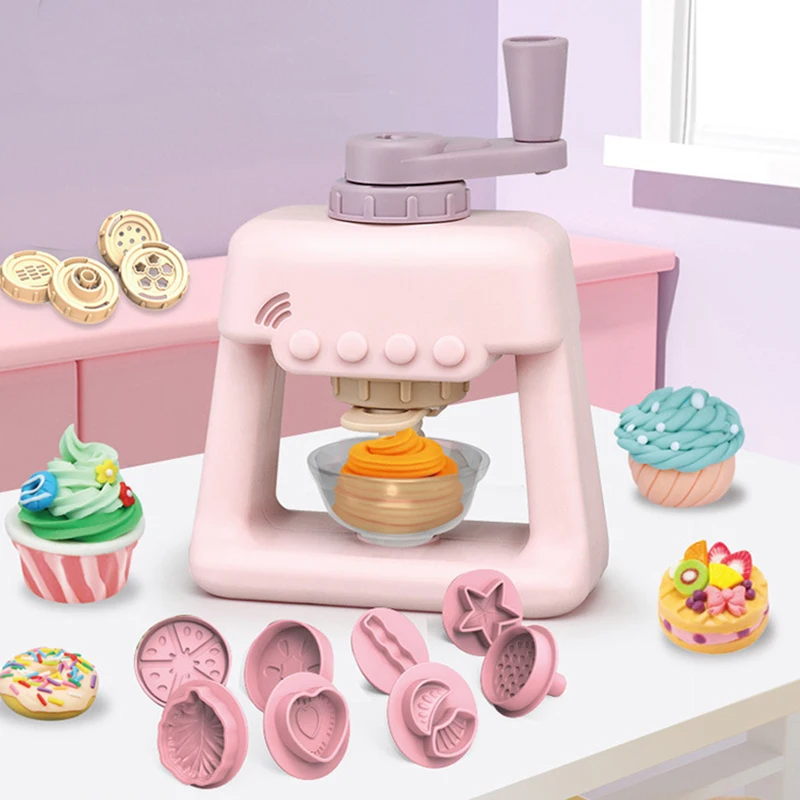 어린이 장난감 점액 다채로운 진흙 모델링 점토 크리 에이 티브 모델링 어린이 파스타 메이커 장난감