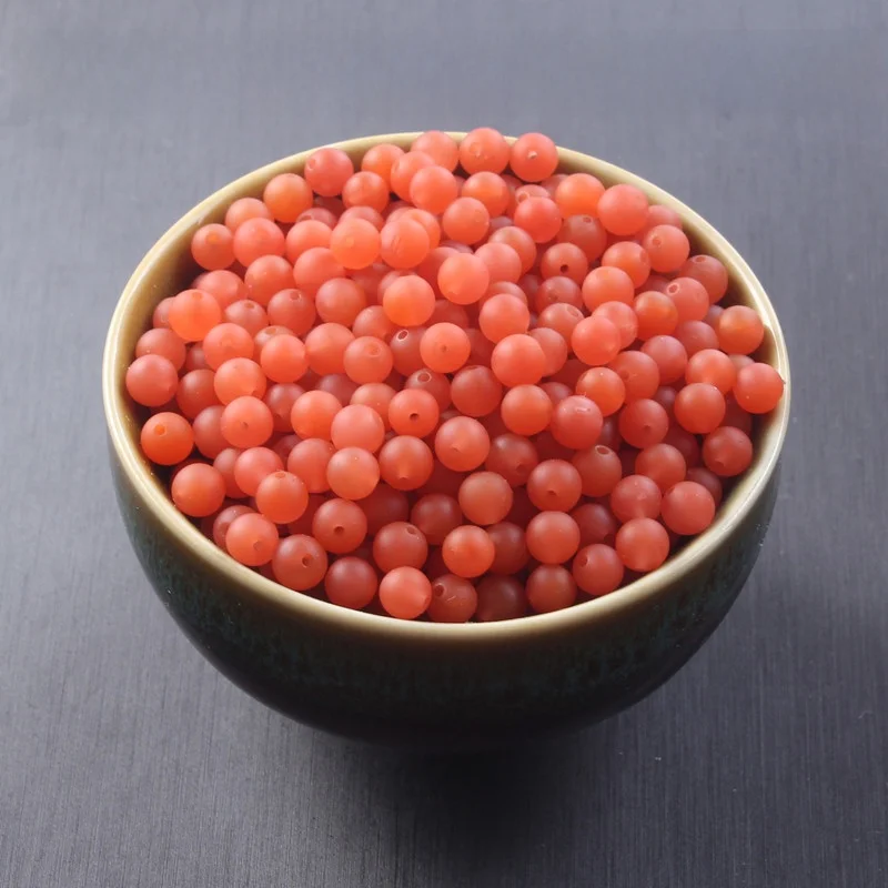 Südrote runde Perlen Baoan Liangan Einzelperle Lose Perlen Multi Schatz DIY Kulturelles Spielzubehör Faion Schmuck