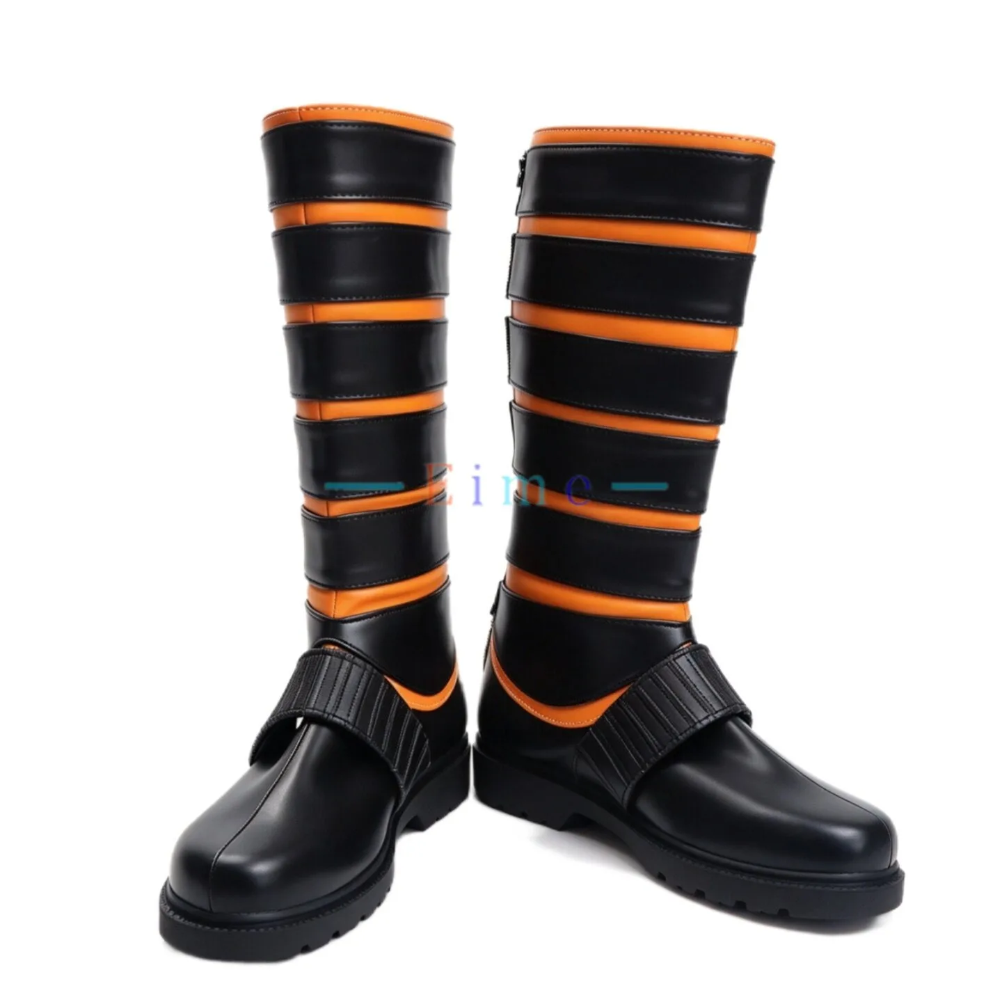 Fennec Shand Cosplay Shoes Big Size Halloween Carnival Black Boots Movie Cosplay Props PU Leather Shoes Big Size Custom Made