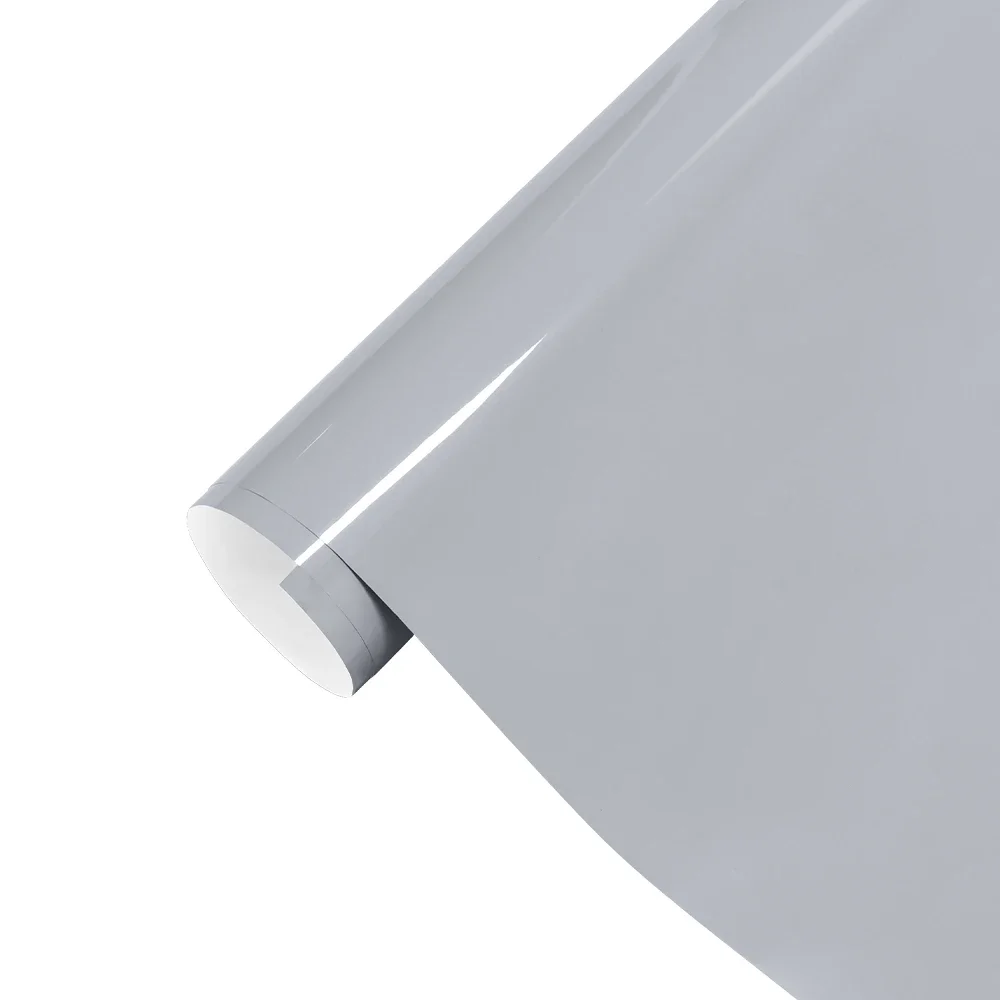 

Ultra Gloss Stone Grey Gloss Vinyl Film for Full Car Covering Wrapping with Air Bubble Free PET Sticker Auto Decor Accessories