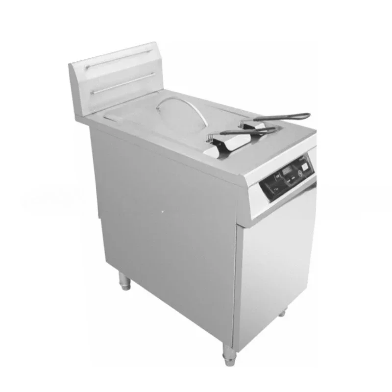 Touch screen induction fryer intelligent automatic lifting fryer commercial vertical fries constant temperature electric fryer