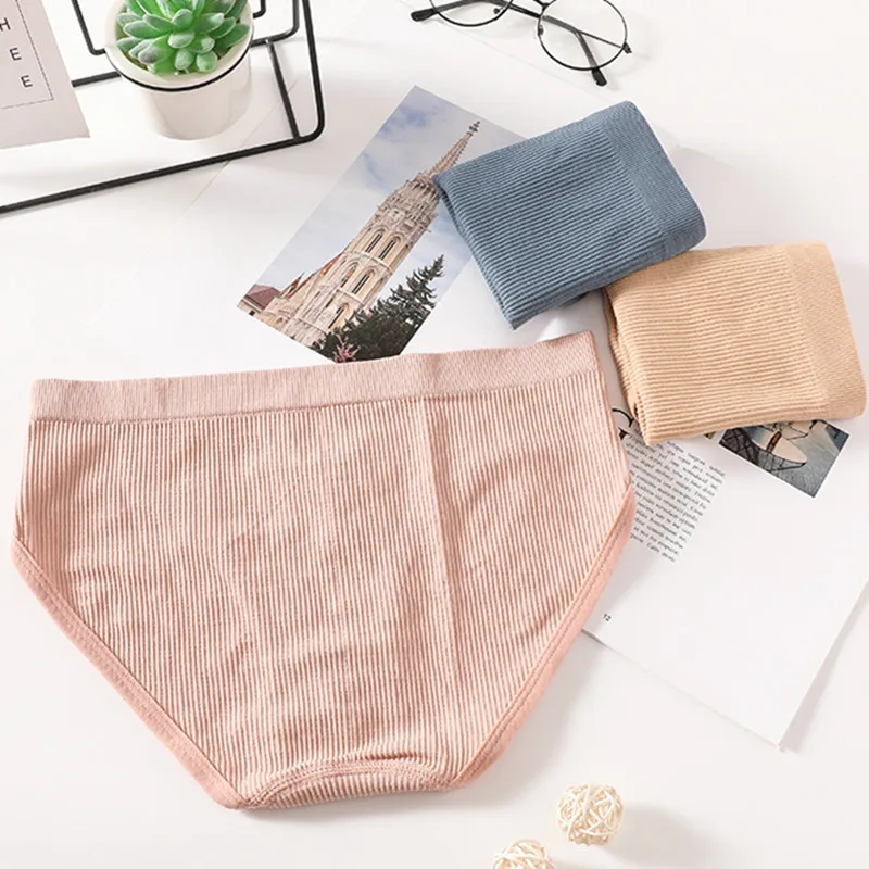 6PCS/Set Women\'s Seamless Briefs Sports Underwear Female Underpants Low Rise Stretch Underwear Sexy Lingerie Soft Panty