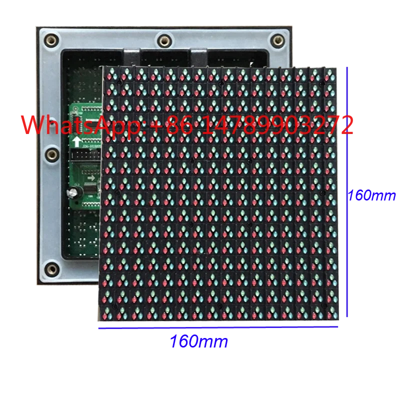 Outdoor P10 DIP Full Color LED Display Module Energy Saving Waterproof Advertising Billboard Screen