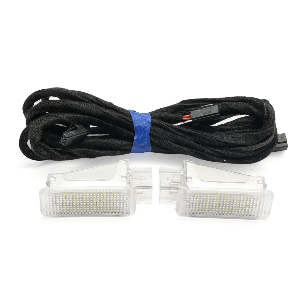 2 قطعة ل 2016-2024 أودي A4 S4 B9 سيدان S4 B9 سيدان A3 S3 RS3 8Y Q2 Led مقصورة الأمتعة الداخلية مصباح إضاءة صندوق السيارة ث/الأسلاك تسخير #3