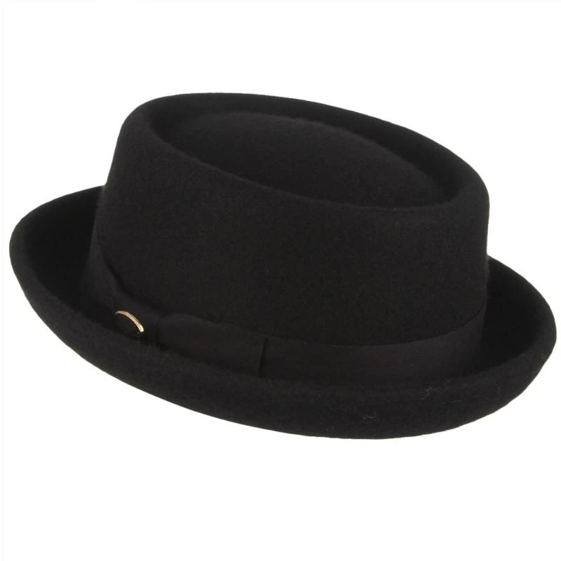 39BD Leichter Gentleman-Derby-Hut, Karneval, weicher Trilby-Hut für Maskerade-Party – Detail 10
