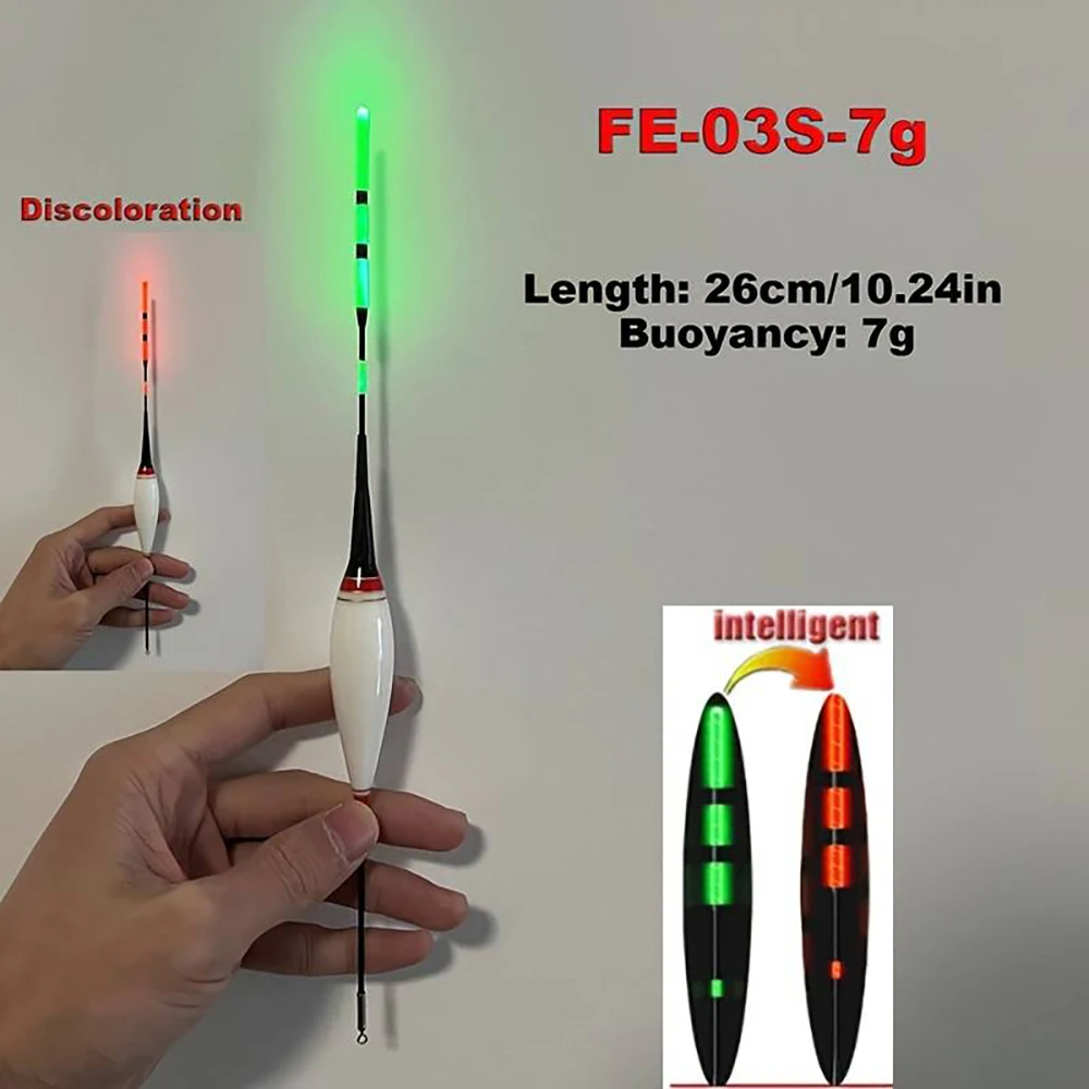 Angeln Smart Electronic Float Schwerkraftsensor Led 2g 5g 7g 10g Toller Auftrieb 2024 Pose Bobbers mit CR425 Batterie Leuchtstab