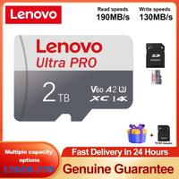 Lenovo 2TB Micro TF SD Flash Memory Card 128GB SD Cards 1TB 512GB Waterproof Smart Card For Phone Camera Drone