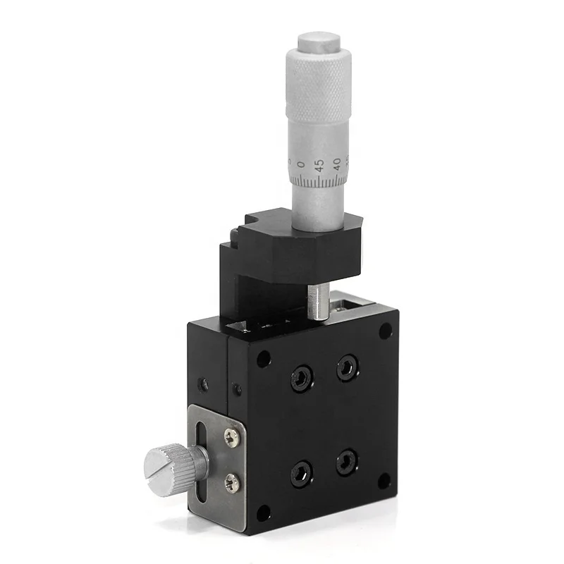 C&K JCZ-25 High Precision 25*25mm Z Axis Manual Translation Stage Linear Stage for Vertical Adjustment Manual Stage for Test