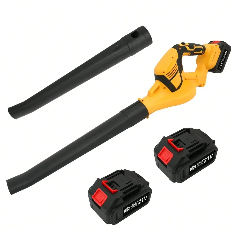 

Leaf Blower , 21V Electric W 2 X 2.0Ah Batteries And Charger, Lightweight For Lawn Care Cordless Electric,Garden Tools