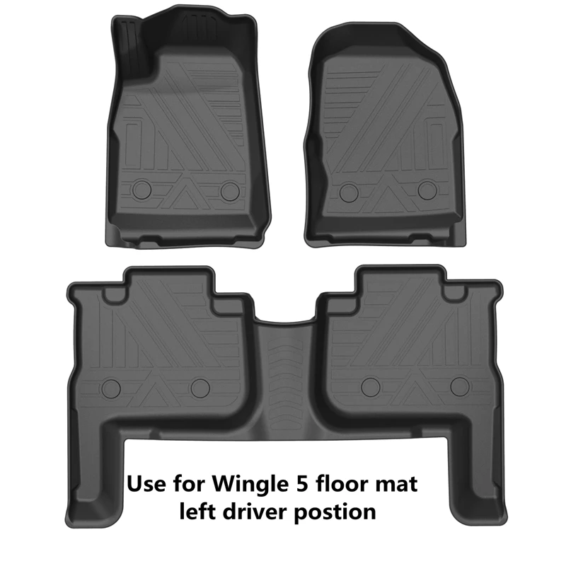 Use for HAVAL Wingle 5 car carpet Wingle 5 car floor mats Wingle 5 Full Set Trim to Fit For Wingle 5 waterproof floor mats