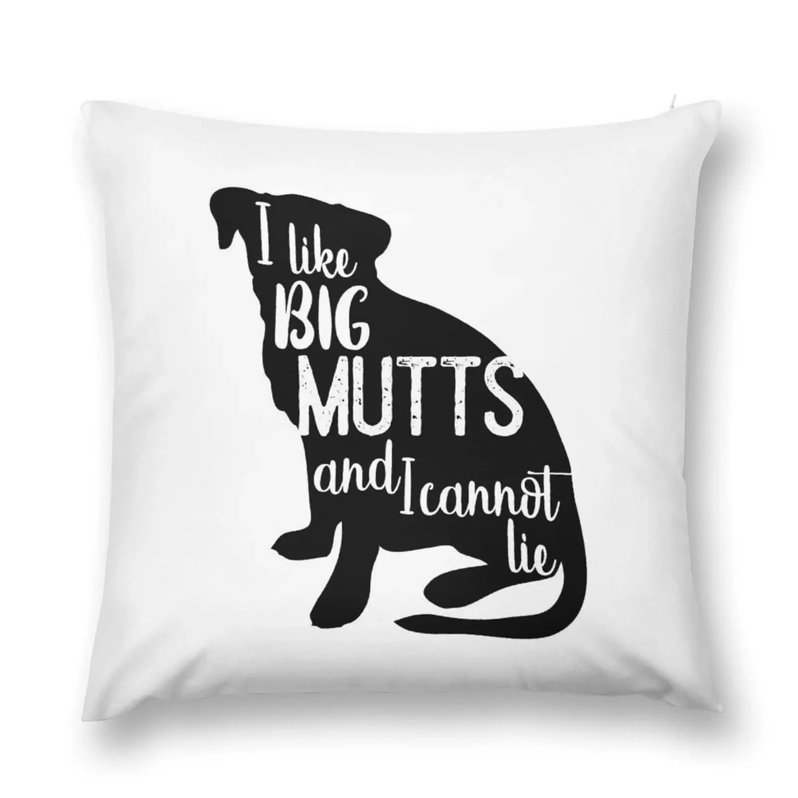 I like Big Mutts And I Cannot Lie Throw Pillow Pillow Decor bed pillows pillow