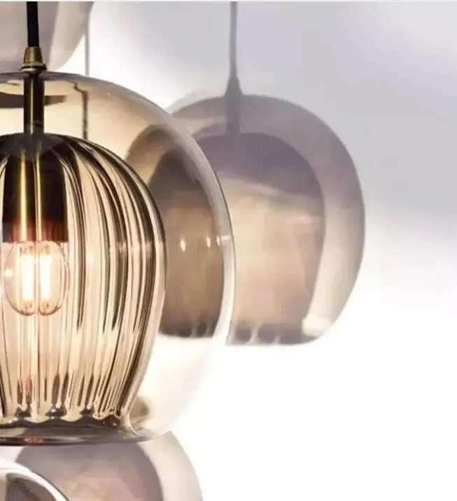 

Modern Nordic Glass LED Hanging Lamp For Dining Room Living Room Coffee Shope Home Indoor Decor Lighting Fixtures