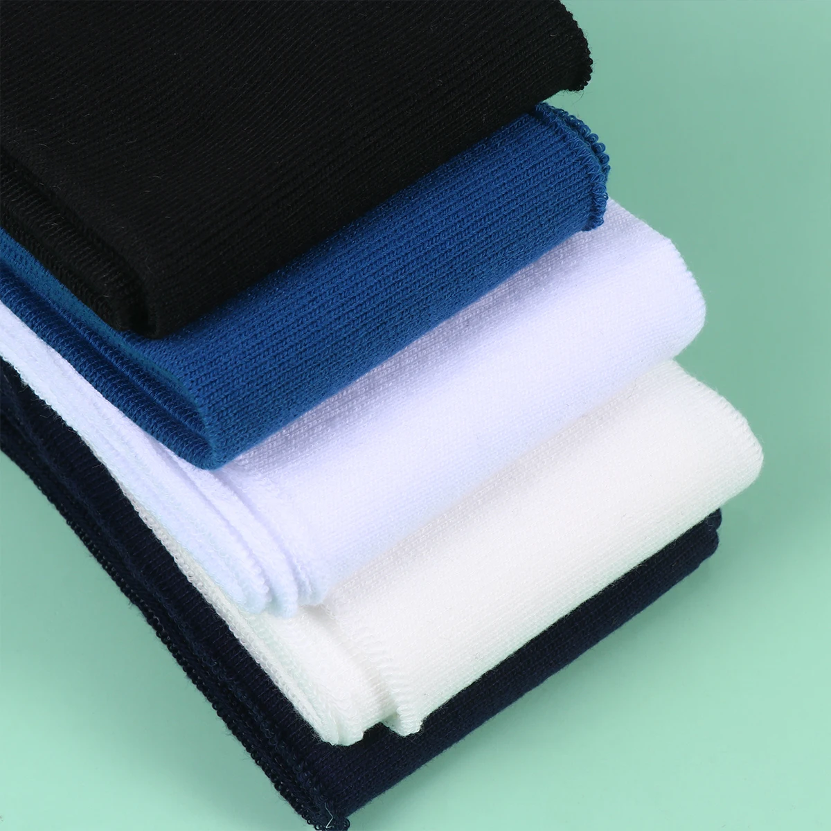 6 قطعة نسيج مرن محبوك مسطح لمط لتقوم بها بنفسك المواد ل كم الكفة طوق حزام الحرف الملابس والاكسسوارات الحرف اليدوية #4