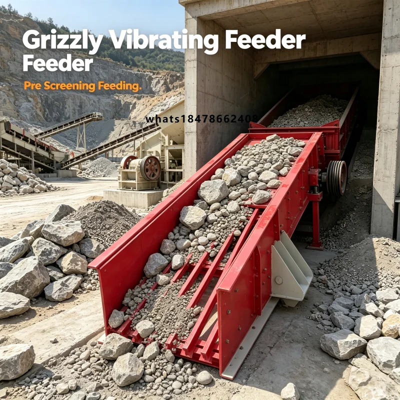 Wholesale  Heavy Duty Electromagnetic Vibrating Feeder Engine Adjustable Speed Mining Stone Ore Feeding Machine Quarry