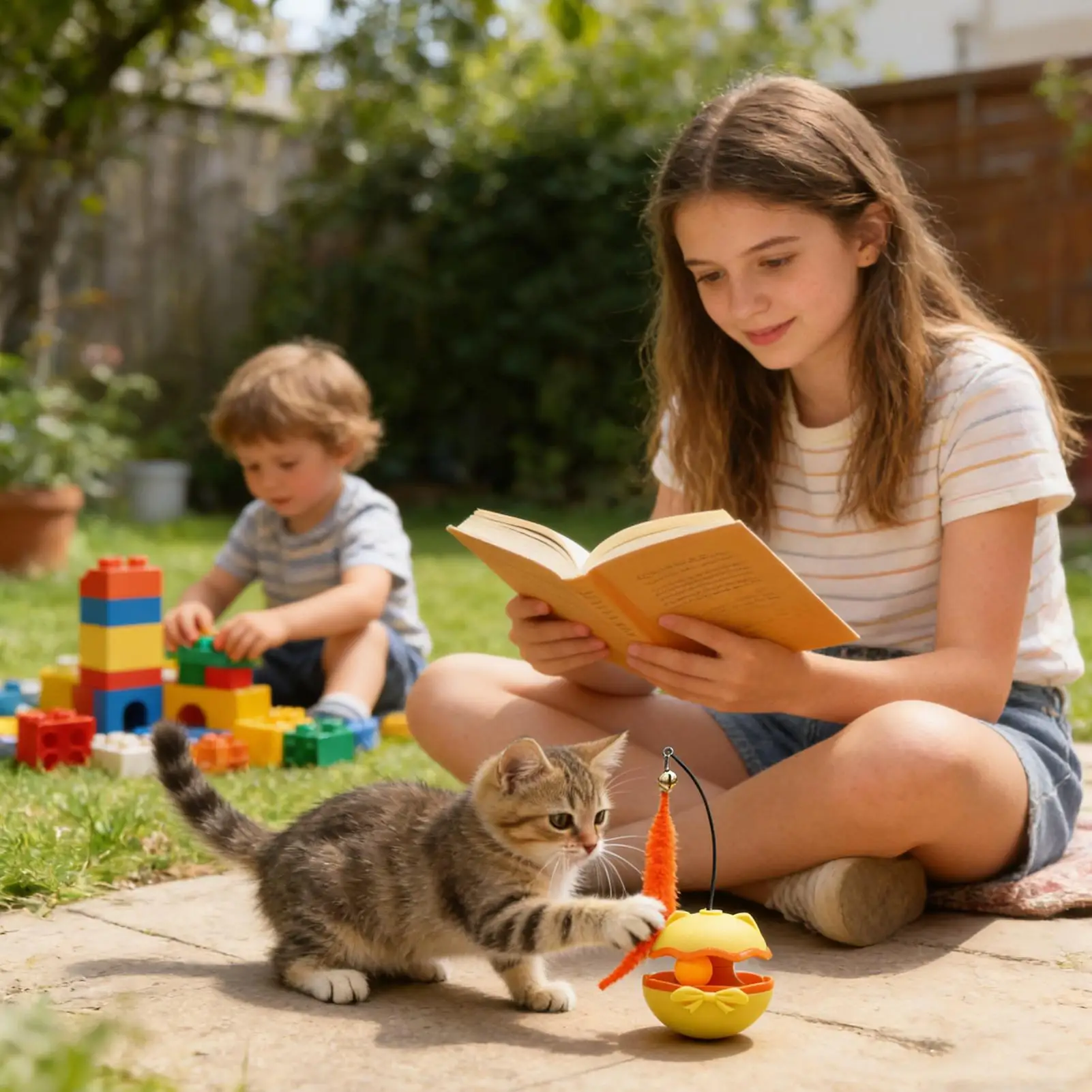 Automatic Cat Toy Self-Play Smart Battery Operated Rotatable Interactive Kitten Enrichment Exercise Toys For Home Cattery