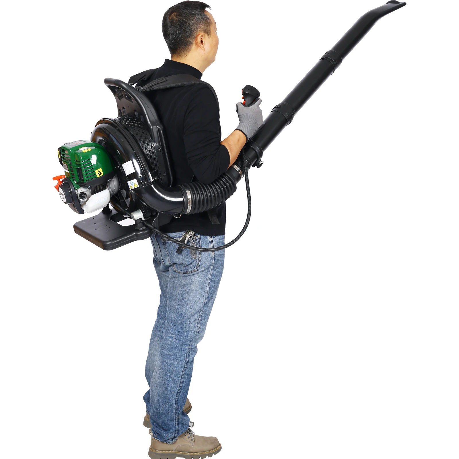 4-STROKE BACKPACK LEAF BLOWER,GAS 37.7cc,1.5HP 580CFM ,super light weight 16.5lbs