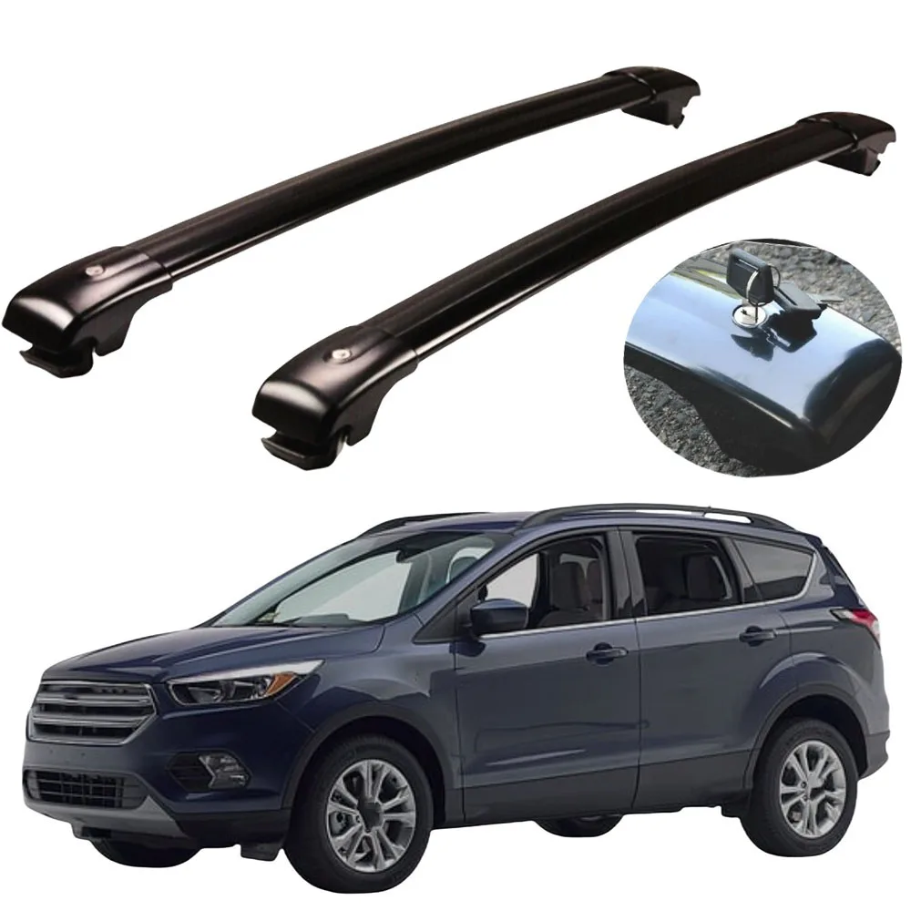 

VULIXYUAN 2PCs Crossbars Cross bars Roof Racks Fits for Ford Escape KUGA 2012-2019 with roof rails