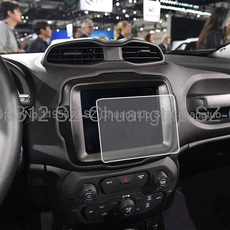 

Tempered Glass Screen Protector Film For Jeep Renegade Uconnect 8.4 Inch 2018 2019 Navigation