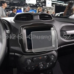 Tempered Glass Screen Protector Film For Jeep Renegade Uconnect 8.4 Inch 2018 2019 Navigation