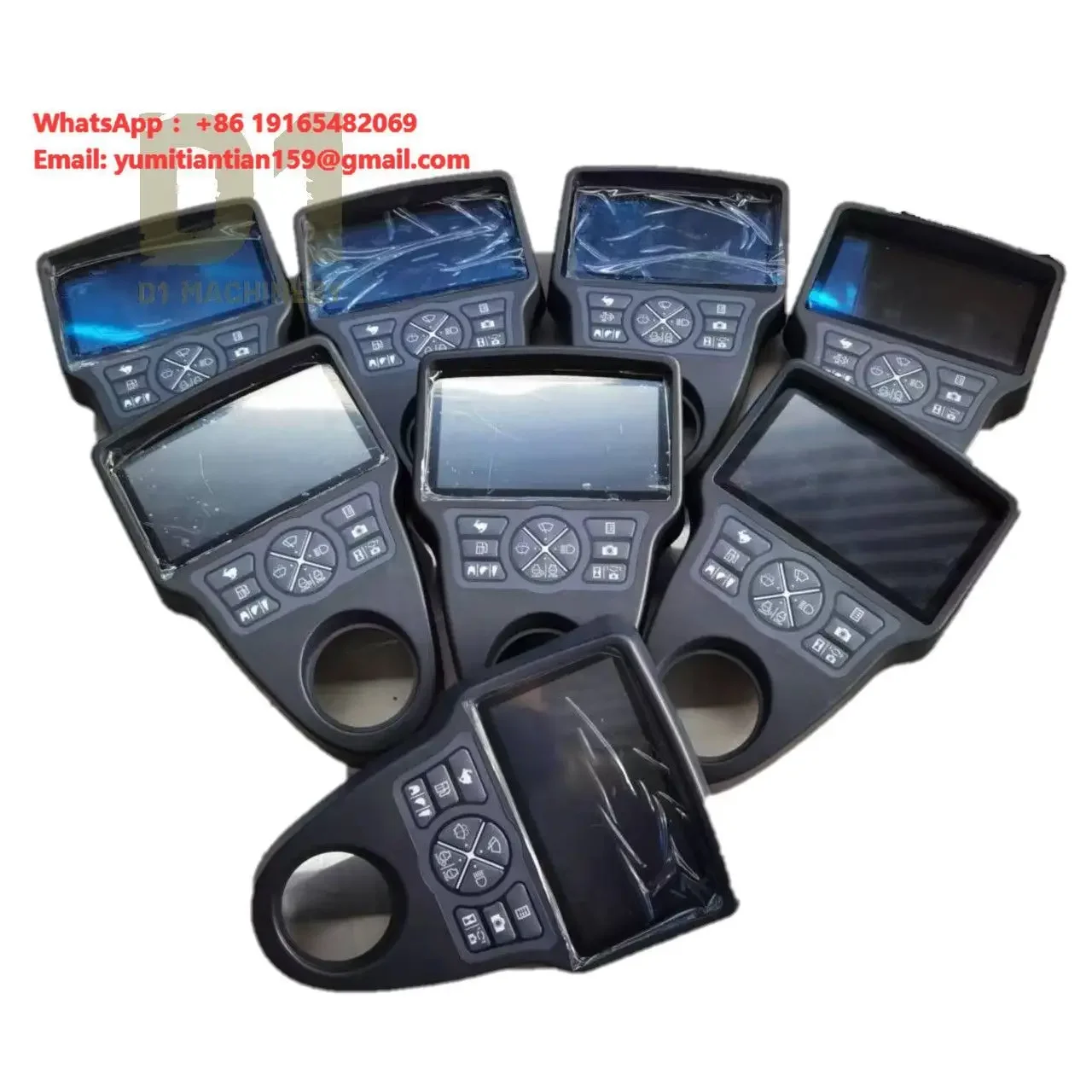 KHR41503 Excavator Monitor Display Panel for for SUMITOMO SH130-6 SH200-6 Cluster Gauge Monitor Panel A6  KHR65330