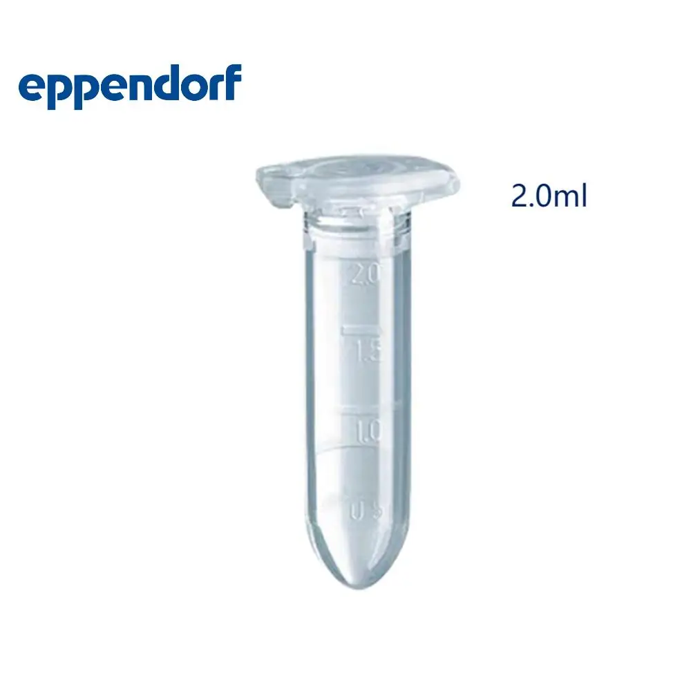Eppendorf 250PCS Microcentrifuge Tube with Graduated DNA Low Adsorption Tubes 1.5ml/2.0ml PCR Clean Grade for Laboratory