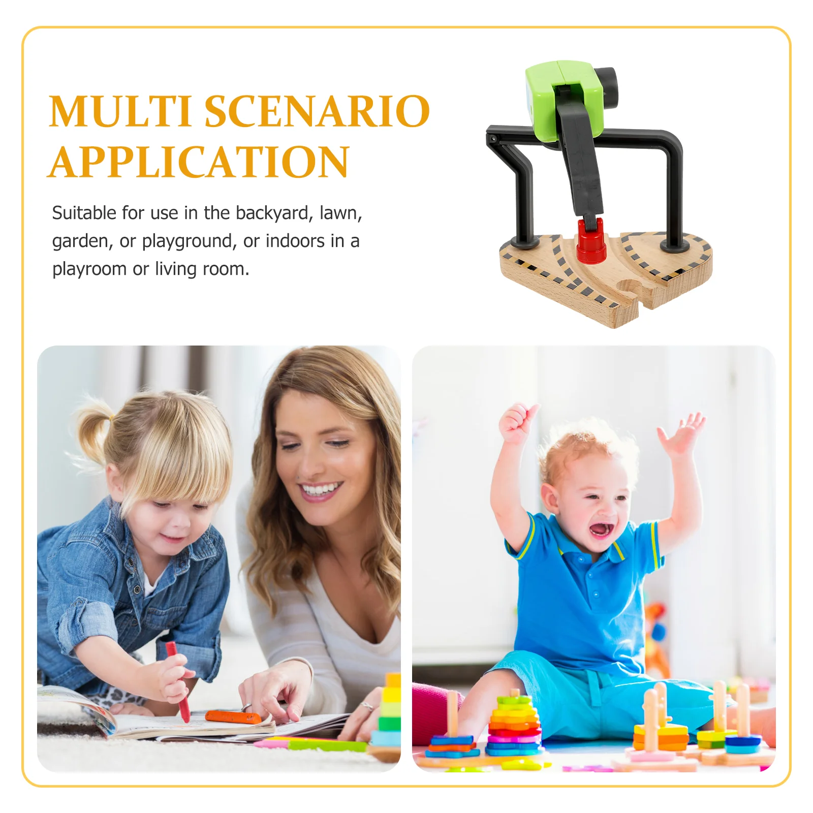 Decor Rail Crane Accessories Train for Kids Children Track Toy Games Playing Model Railway Scenery DIY Funny