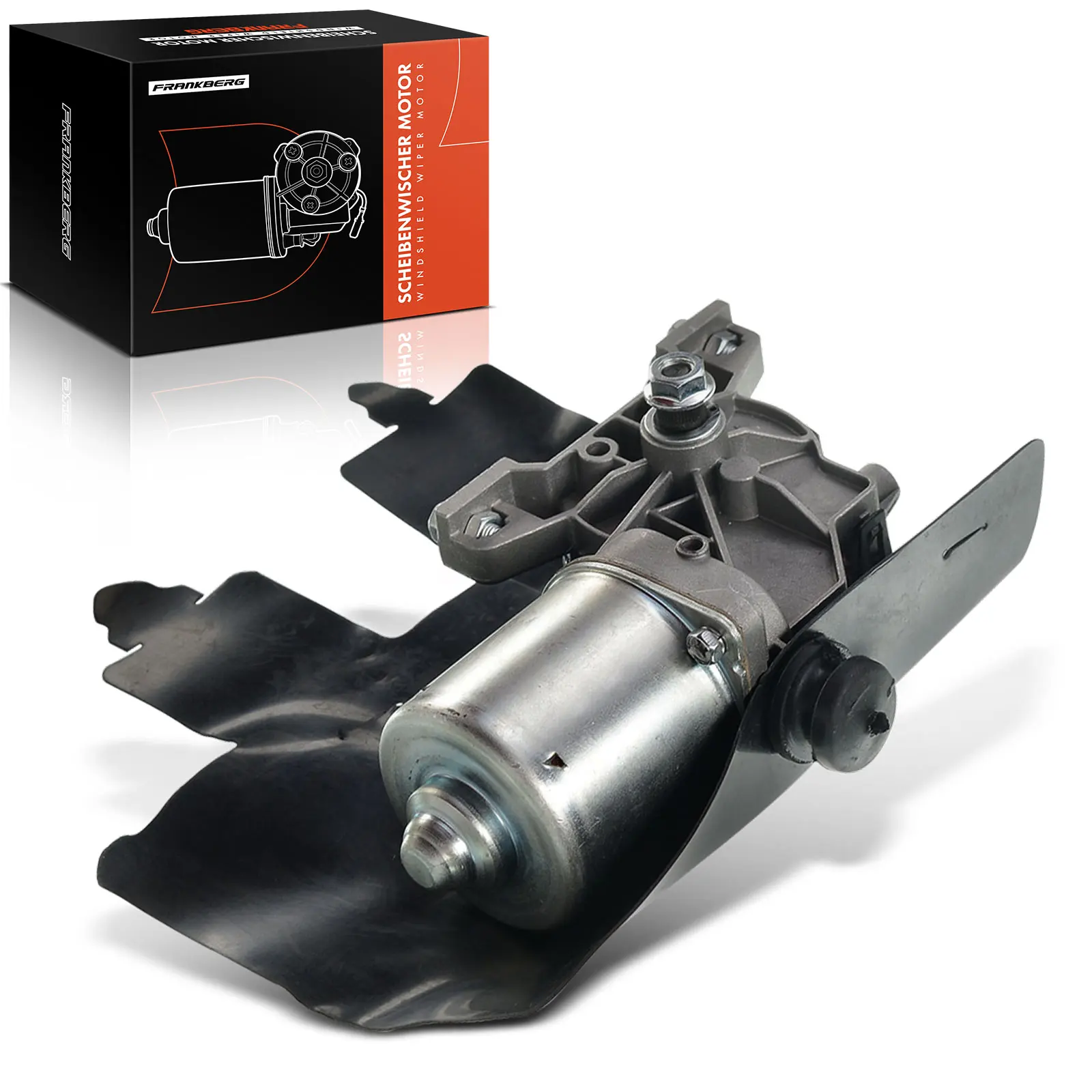 Frankberg 1x ruitenwissermotor Schijf ruitenwissermotor voorzijde voor Fiat Panda 169 1.1L 1.2L 1.3L 1.4L 2003-2012 TGE511GM MS159010-79434E
