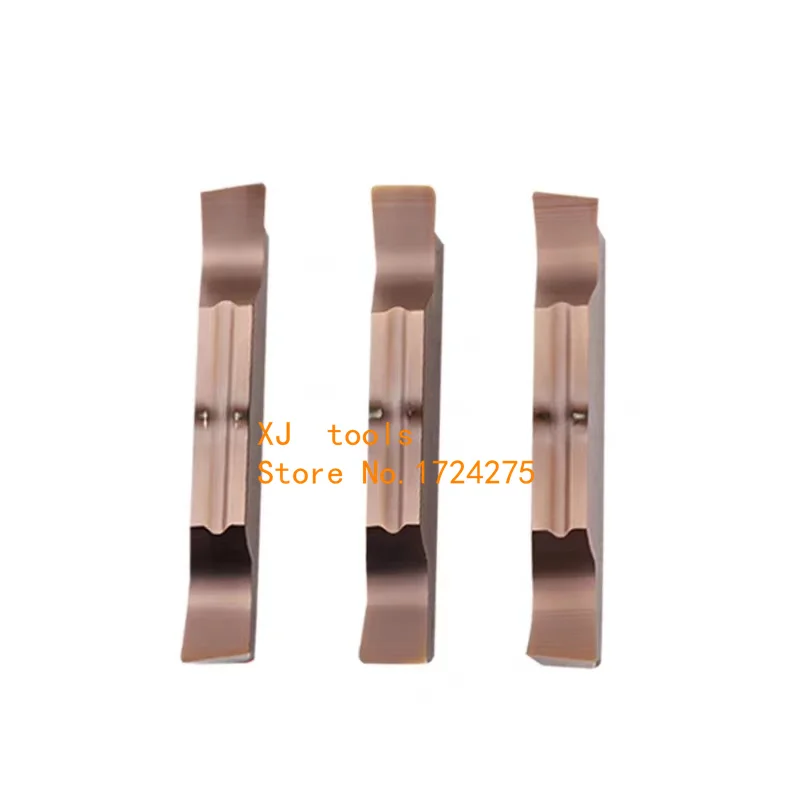 Insertos de carburo de corte para acero inoxidable, MGGN150/MGGN200/MGGN250/MGGN300/MGGN400/MGGN500 R L JM, 10 Uds.