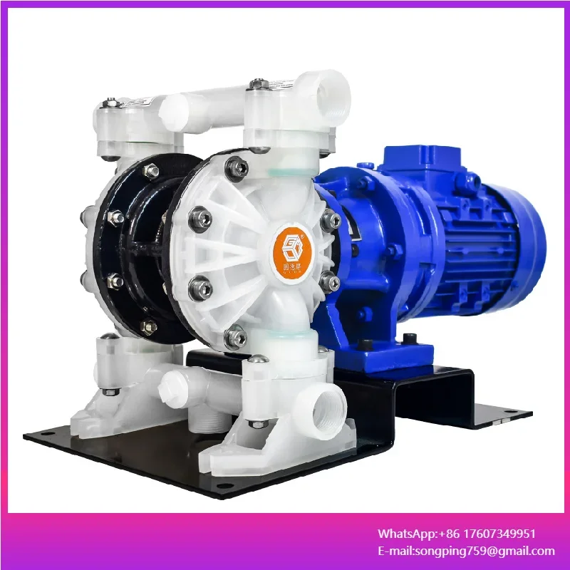 GODO DBY3-15S 380v Customizable Motor PP Electric Diaphragm Pump Chemical Industry Seawater Desalination Pump