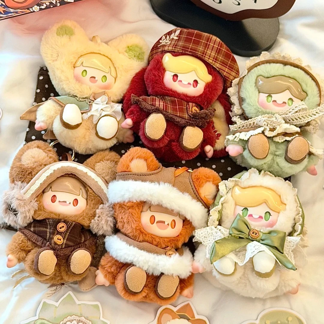 

Коллекционная серия ADou Four Seasons: Сюрприз-бокс с виниловыми плюшевыми игрушками, милые аниме-куклы, подвески-брелоки, загадочные коробки-сюрпризы, игрушки