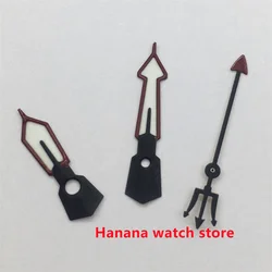 New black red green luminous watch pointer trident second hand suitable for NH38 NH35 NH36 movement watch accessories