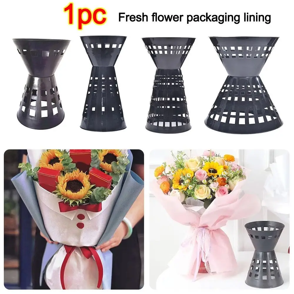 Plastic Flower Packaging Liner DIY Quick Flower Bouquet Base Flower Accessories Bouquet Wrapping for Flowers Store Party Shop