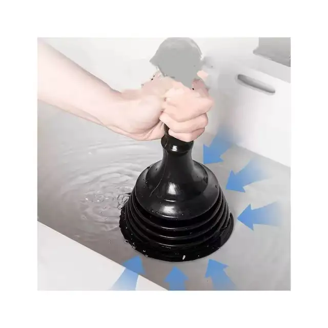 כלי לסתימת וניקוי פקקי הכיור והשירותים