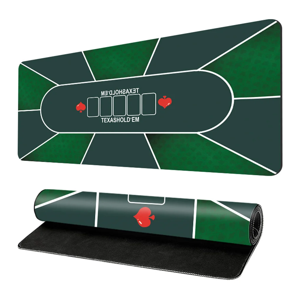 

Table Top Mat Texas Holdem Poker Mat Anti-Slip Casino Table Cloth Poker Mat Poker Mat for Game Party