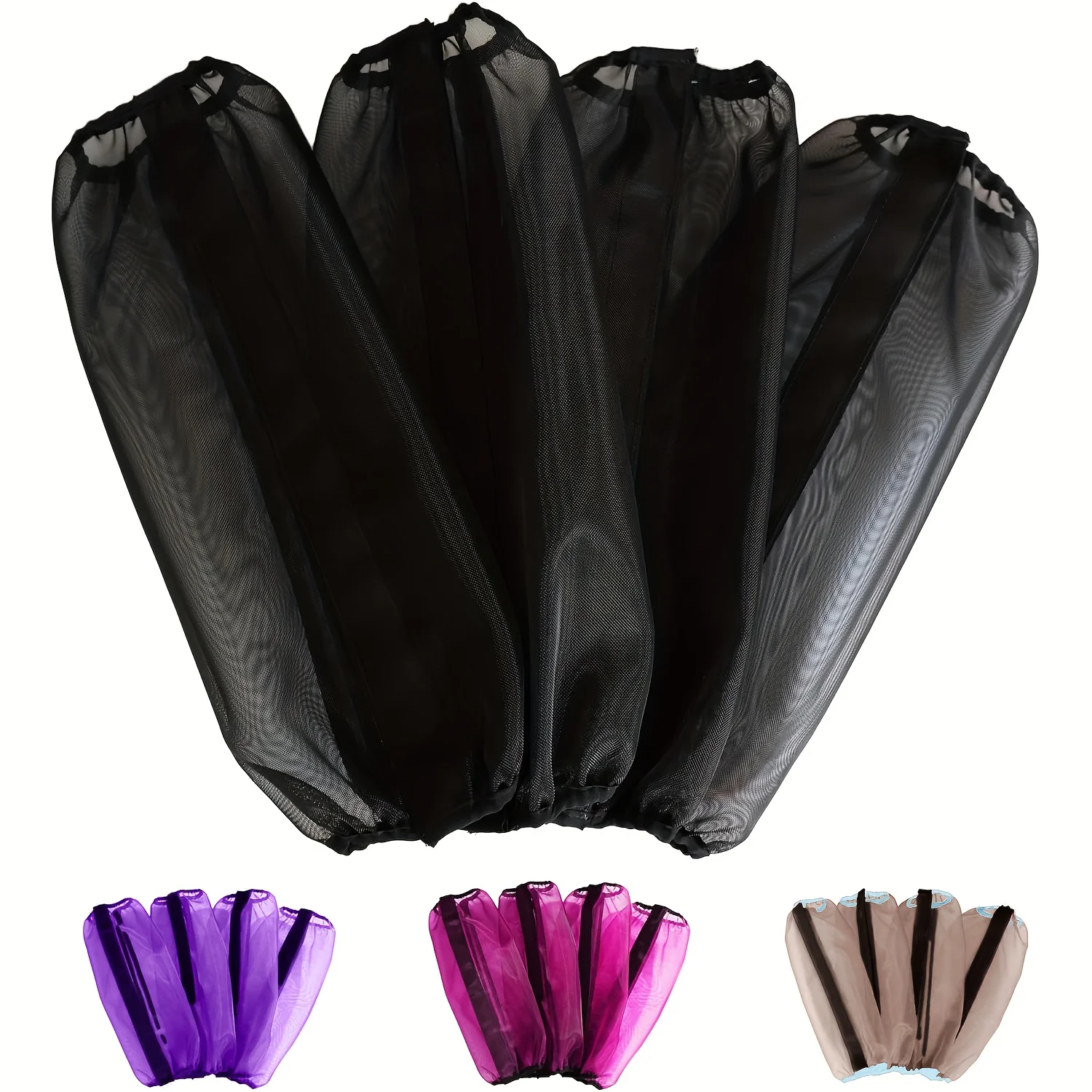 4pcs Set of Horse Fly Boots, Breathable Anti-Slip Mesh Leg Wraps for Comfort and Protection Against Flies & Mosquito Bites