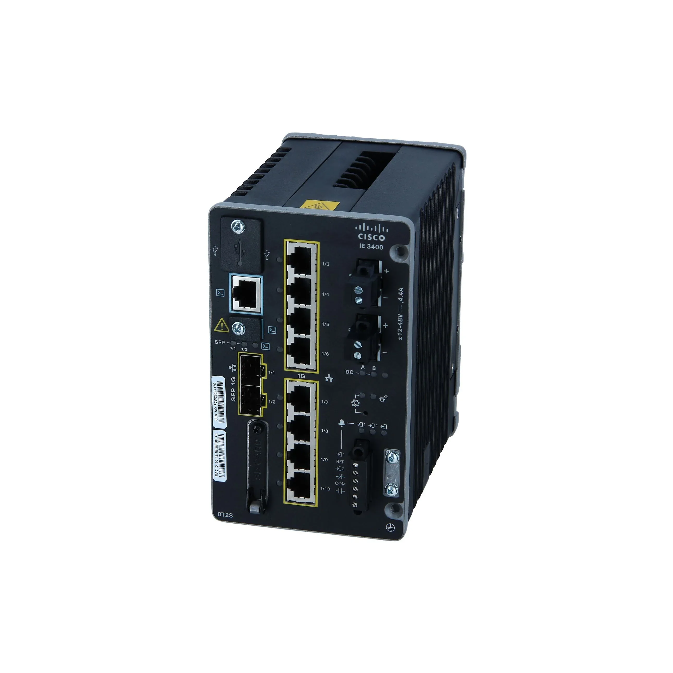 Hot selling IE-3400-8T2S-E original nexus internet managed 10 gigabit port poe sfp industri ethernet  switch