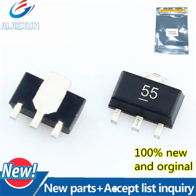 2pcs 100% new and orginal GALI-55+ SOT-89 silk-screen 55 Amplifier chip large stock