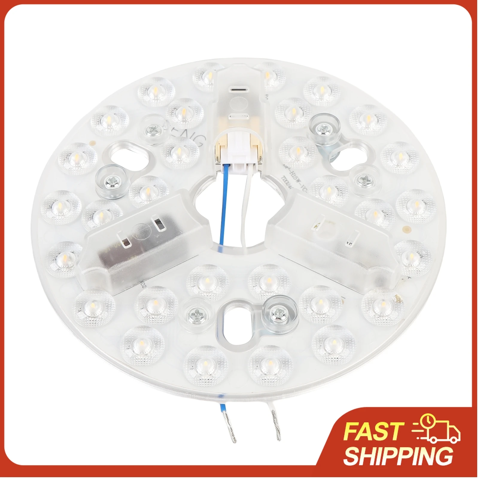 

5.3 Inch Ceiling Fan LED Light Replacement 15w 3CCT 3000K 4200K 6500K 3 Color Temperature Round LED Ceiling Fan Retrofit Kit