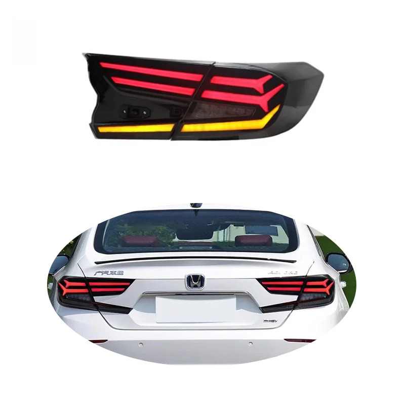 

DK Motion Led Taillights For Honda Accord 2018 - 2019 With Start-up Dynamic Animation Car Led Rear Lamp Assembly