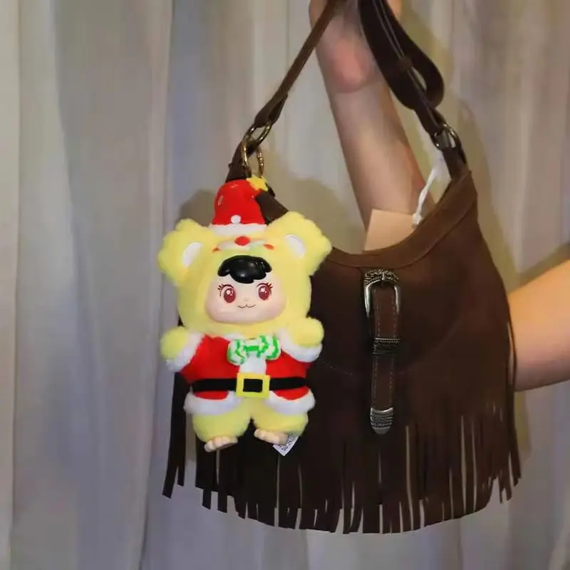 

Лидер продаж Ajioo, Рождественская вечеринка, слепая коробка, серия, праздничный орнамент, игрушка, подвеска на рюкзак, кукла, декор для окон, загадочная коробка