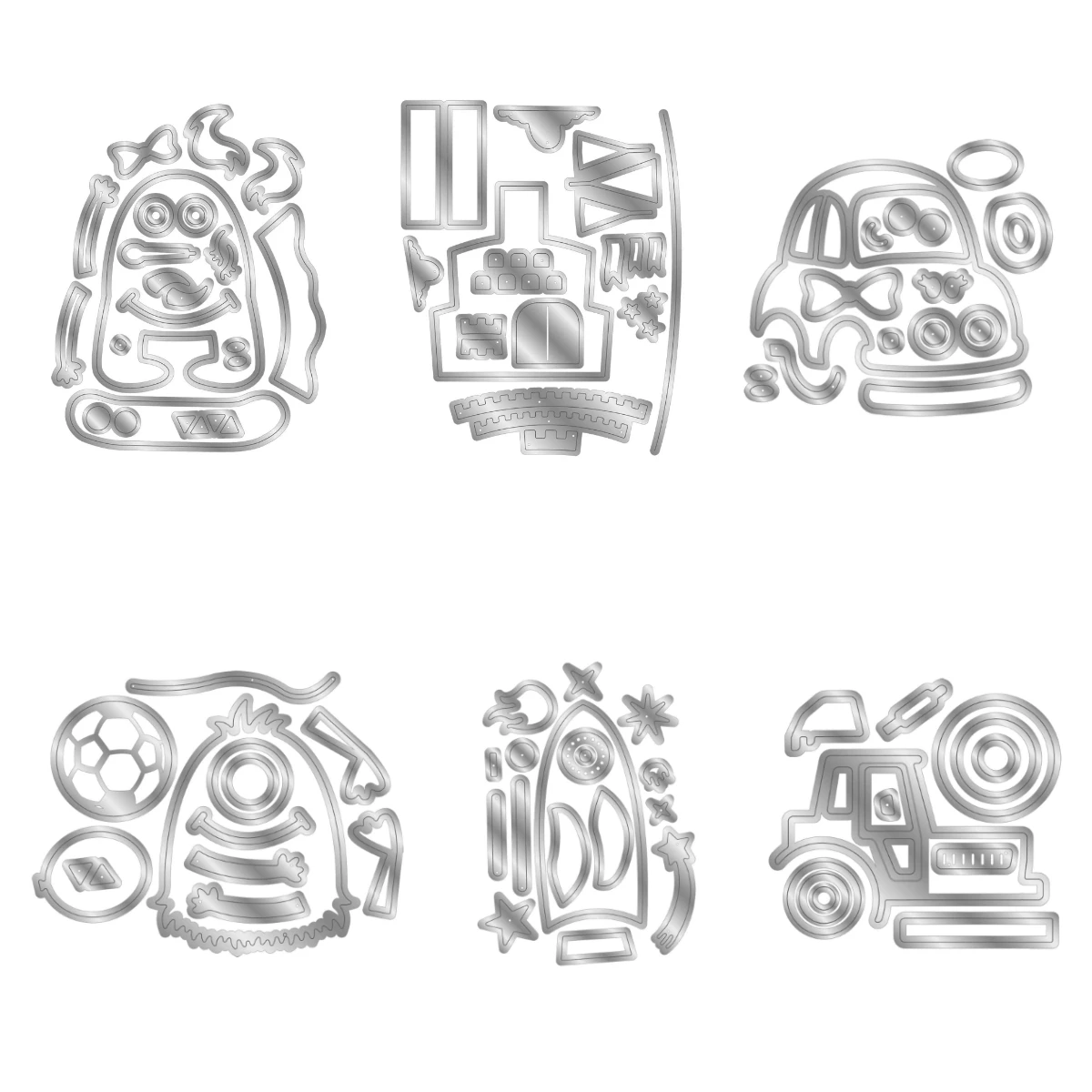 

Fairyland Dream Castle Dies Metal Cutting Dies for DIY Craft Making Greeting Card Scrapbooking Decoration Embossing Template
