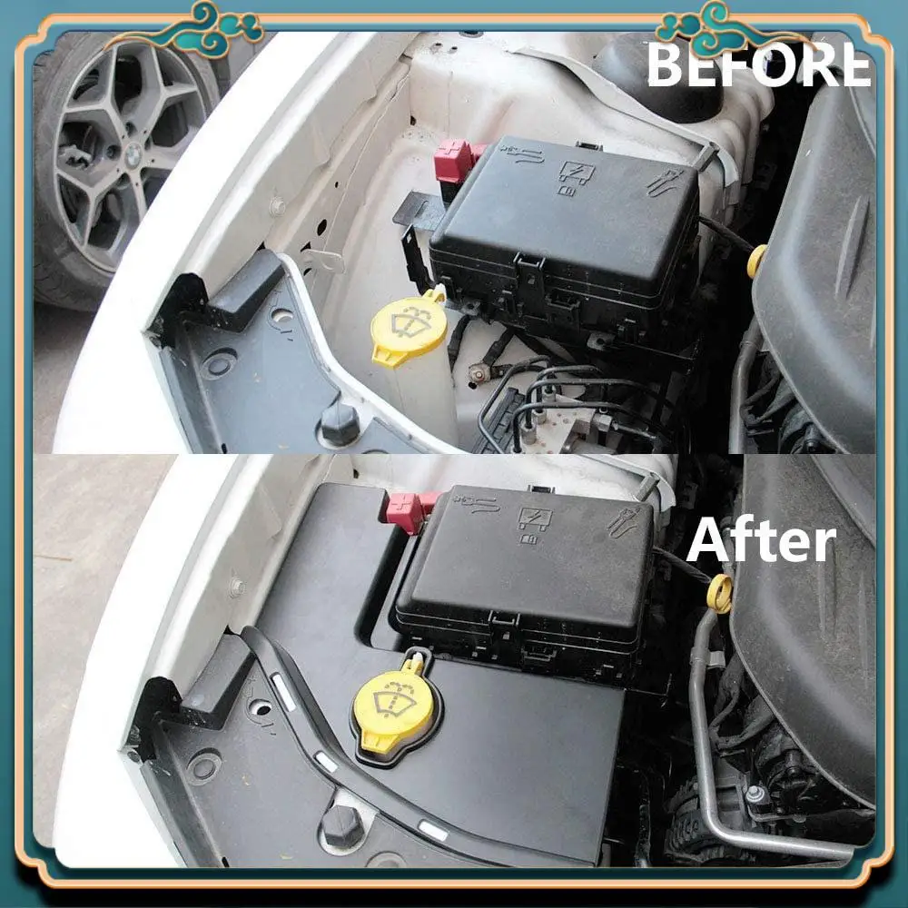 

A42M-Plastic Windshield Washer Tank Engine Bay Side Panel Covers For Dodge Charger Challenger Chrysler 300/300C 2011-2021