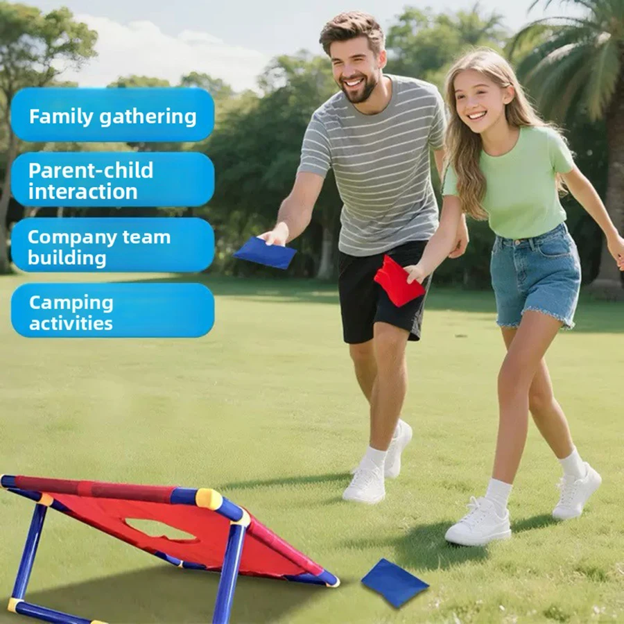 1 Set Tragbares Cornhole-Set f – Cornhole Board Set Bewertung und Preis