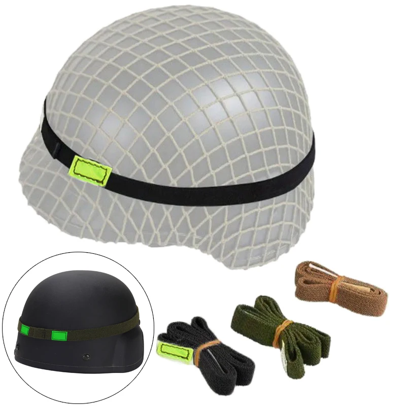 1Pcs Tactical Helmet Straps Outdoor Reflective Helmet Strap Elastic Band ForMICH M88 Helmet Strap Hunting Helmet Accessories