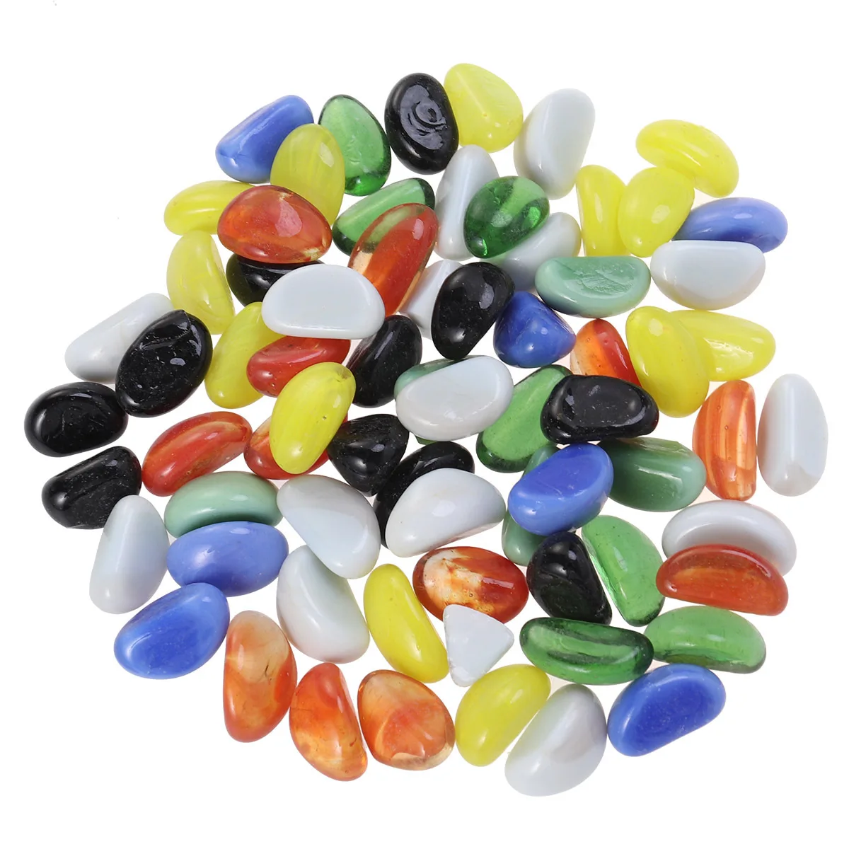 

Decorative Pebbles Colorful Natural Stone For Landscaping Moss Bottle Microlandscape Fish Tank Sand Cobble Garden Decor