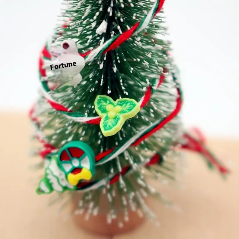 2 個ドールハウスミニカラフルなロープ装飾ギフトハンギングピース家の装飾クリスマスツリー DIY アクセサリーペンダント