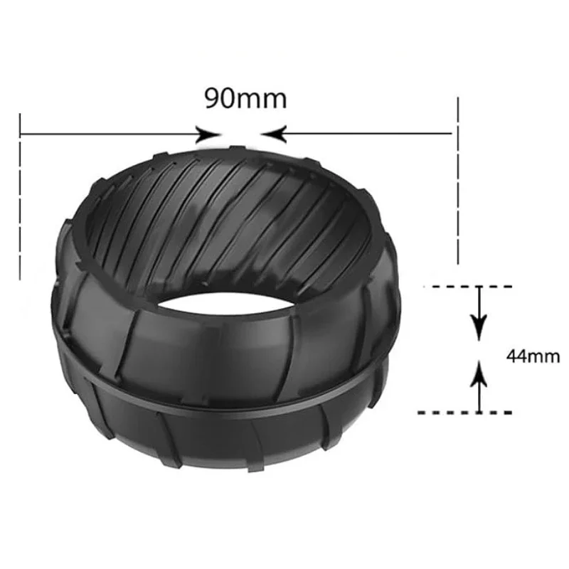 1/2PCS Wheel Protector XL for Worx Landroid Lawnmower Front Wheel Profile Raising Cover Model M500 M700 S300 M1000 Rubber