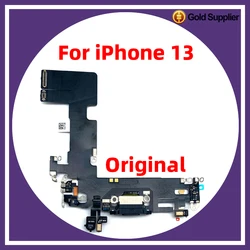 Iphone 13 için orijinal şarj portu Flex mikrofon Mini USB şarj Dock bağlayıcı onarım yedek parçalar