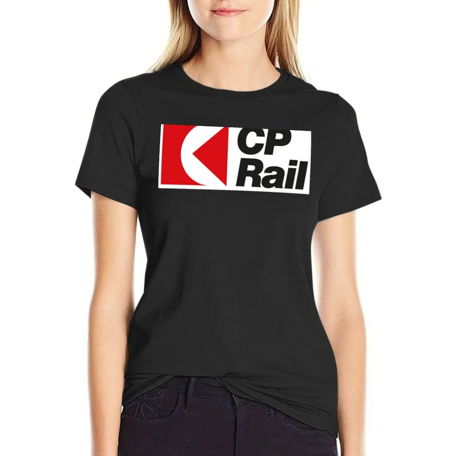 

Canadian Pacific (CP) Rail - 1968 Logo Classic T-Shirt female animal prinfor vintage white t-shirt dress for Women sexy